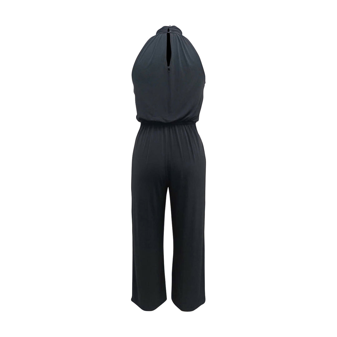 Halter neck relaxed jumpsuit