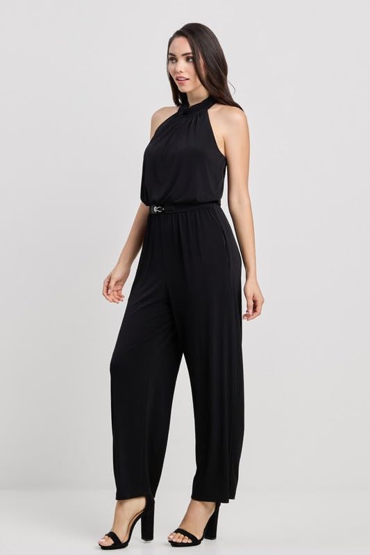 Halter neck relaxed jumpsuit